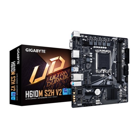 placa base micro atx para intel h610m s2h v2 lga1700