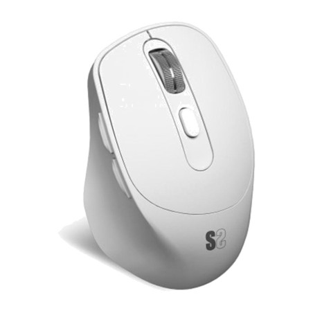 mouse ergonomico wireless ricaricabile a doppia connessione con poggiapollice curve-ergo-dual 75x113mm