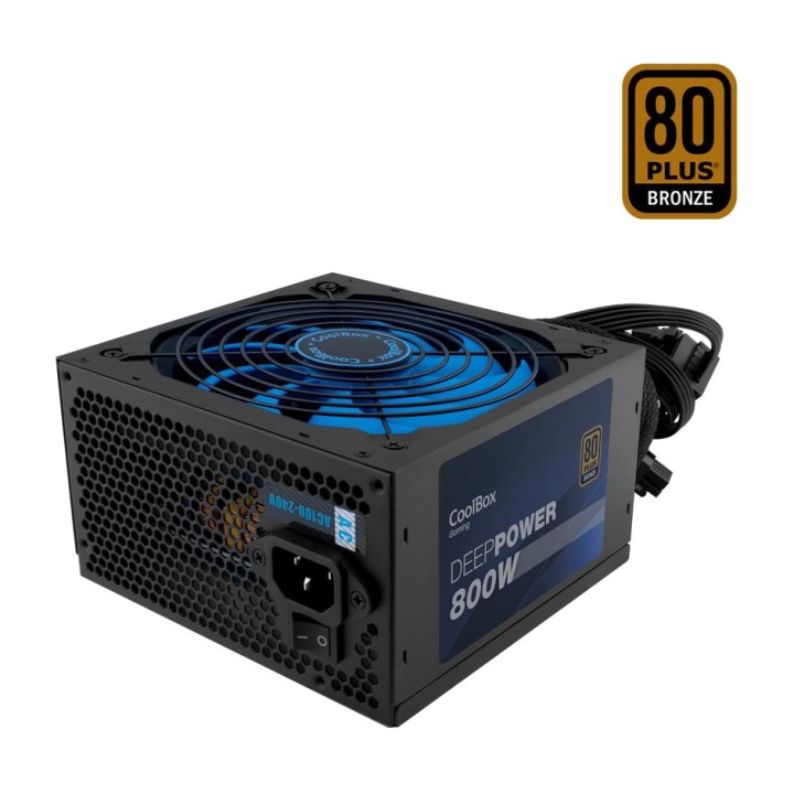 COOLBOX Fuente de alimentación gaming con ventilador 14 cm