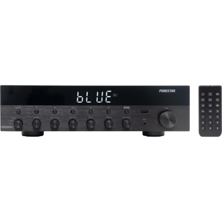 amplificateur stéréo hi-fi avec bluetooth, radio fm et usb 60+60w rms mp3