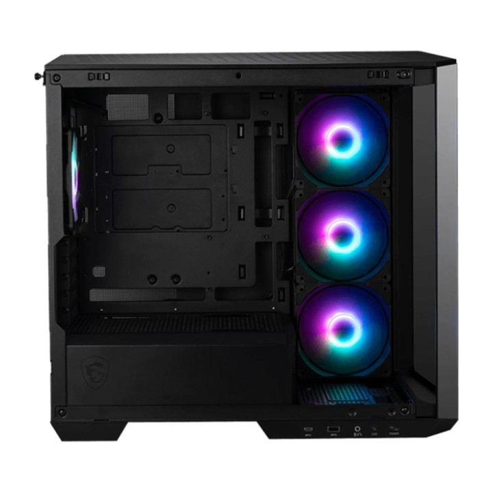 MSI Caja de PC gaming micro ATX panorámica con cristal