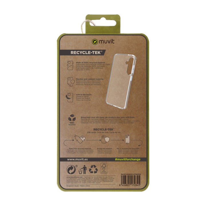 MUVIT Recycled phone case RECYCLETEK-GALAXY S24 PLUS