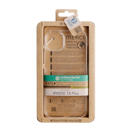 recycled antibacterial phone case recycletek-iphone 14 plus mcbkc0291