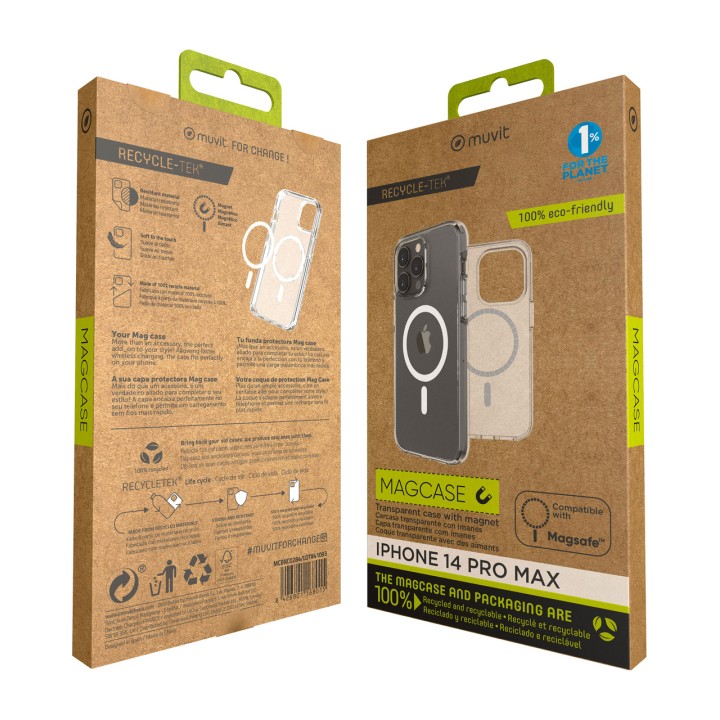 MUVIT Funda magnética reciclada para móvil