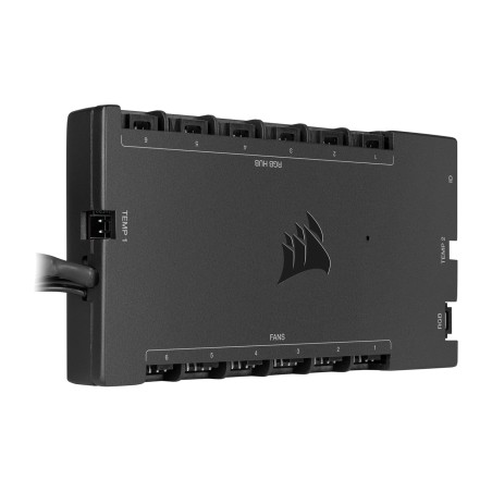 controller a 6 canali per ventole e illuminazione pc icue commander-core-xt