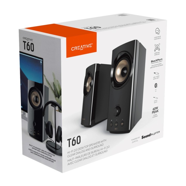 CREATIVE Tietokoneen kaiuttimet Bluetoothilla ja