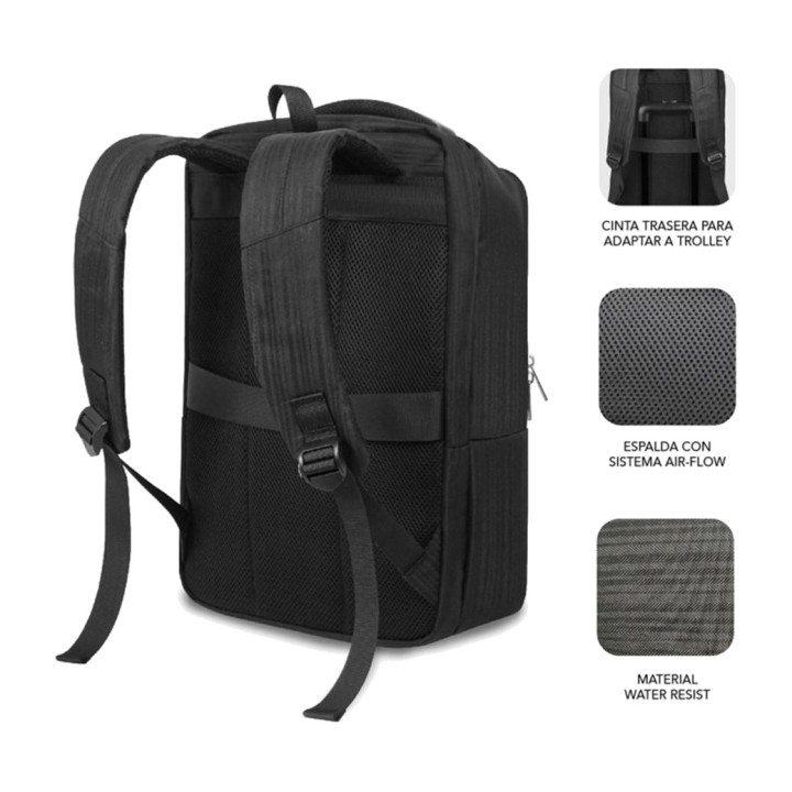 SUBBLIM Gepolsterter Arbeitsrucksack für Laptops bis zu 16