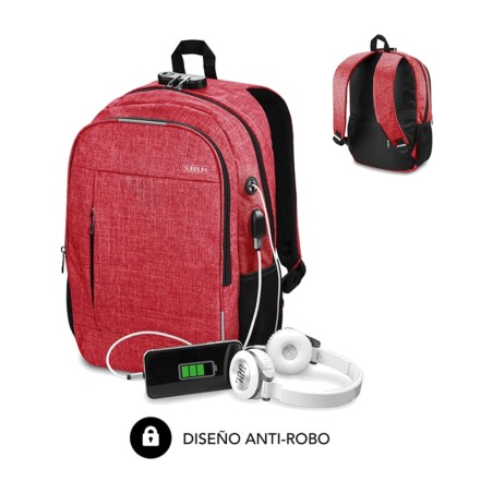 mochila antirroubo com fechadura de combinação para notebook de 16 polegadas urban-lock-backpack