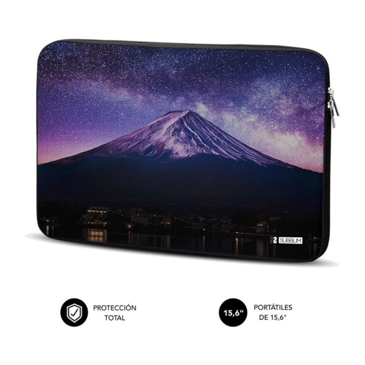 SUBBLIM Funda de neopreno con diseño de montañas para