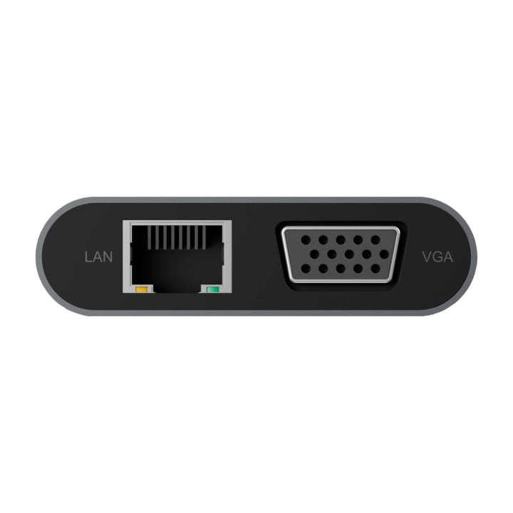 ICY BOX 8-port USB-C docking station with VGA and Gigabit