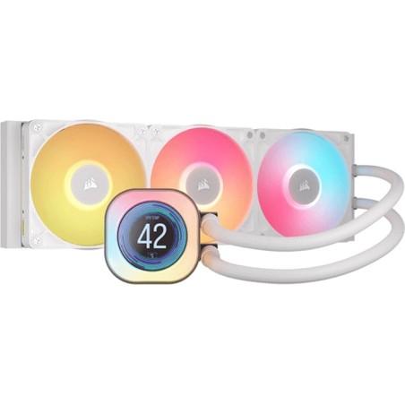 resfriamento líquido aio para cpu icue-link titan 360 rx-rgb-lcd