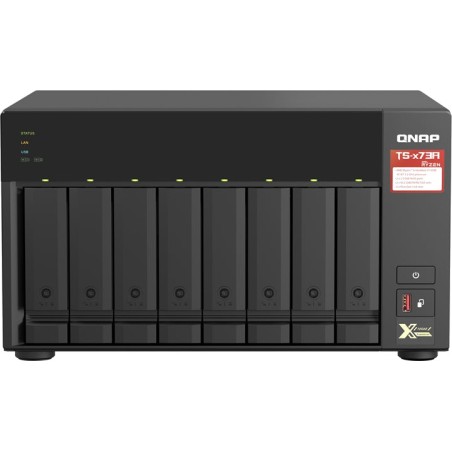 nas 8 θέσεων χωρίς δίσκους ts-873a-8g ryzen v1500b 8gb ddr4