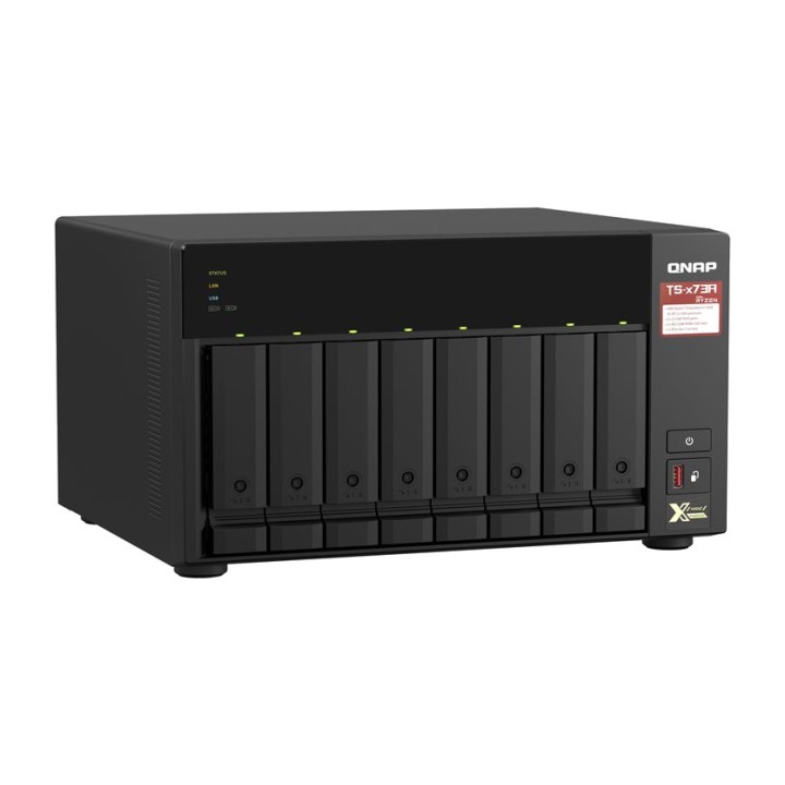 QNAP 8-bay NAS server without drives TS-873A-8G RYZEN V1500B