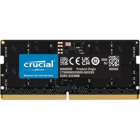 memoria ram ddr5 so-dimm para portátil 16gb 5600mhz cl46 pc5-44800