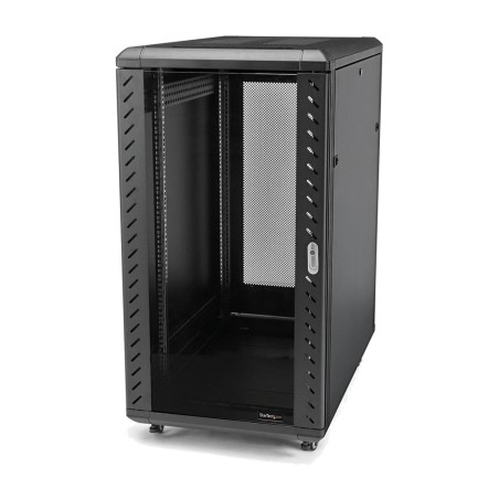 armari rack tancat desmuntable amb rodes i pany 18u 19" 36" rk1836bkf