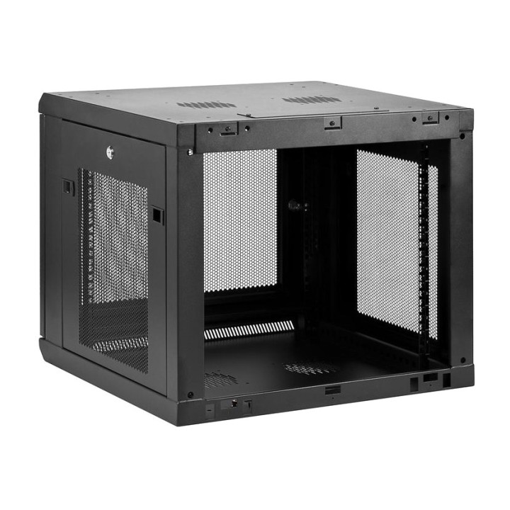 STARTECH.COM Armario rack de pared con 4 columnas y carriles