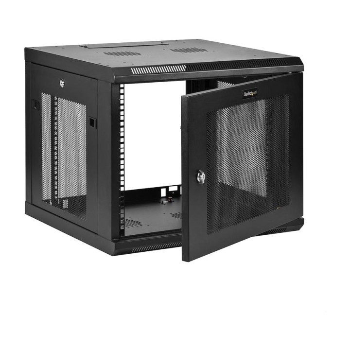 STARTECH.COM Armario rack de pared con 4 columnas y carriles