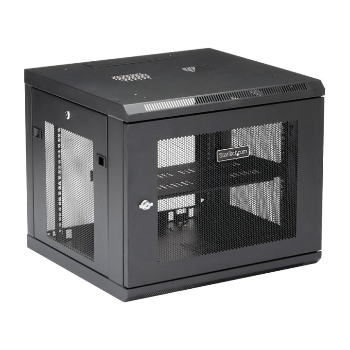 STARTECH.COM Armario rack de pared con 4 columnas y carriles