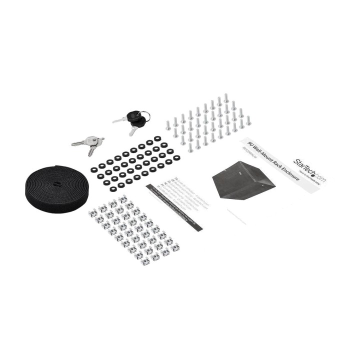 STARTECH.COM Armario rack de pared con 4 columnas y carriles