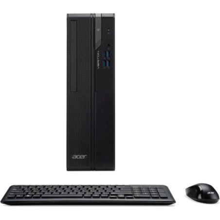 ordinateur de bureau compact sans système d’exploitation, avec clavier et souris veriton-x vx2710g i5-14400 16gb 512gb-ssd