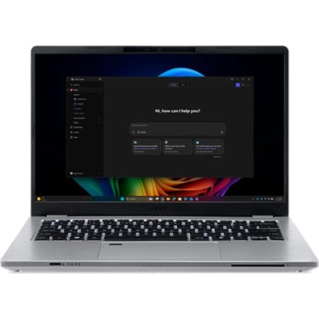 ordinateur portable de 14 pouces avec windows 11 pro travelmate-p2 tmp214-77-tco-76jg ultra-7 356h 16gb 512gb-ssd wuxga