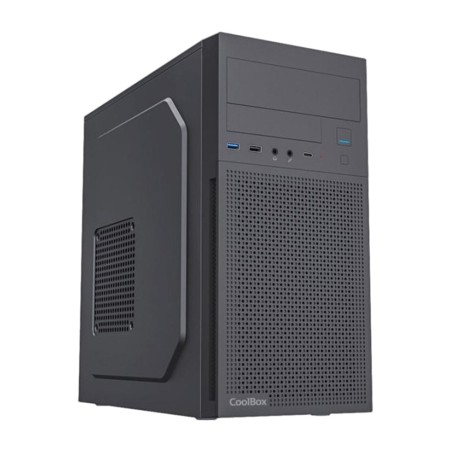 micro atx mini-tower pc case with front usb-c m680 gpu-295mm
