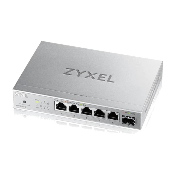 ZYXEL Switch non gestito a 5 porte 2,5G XMG-105 1X-SFP+