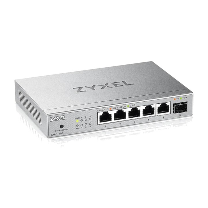 ZYXEL Switch no gestionado de 5 puertos 2,5G XMG-105 1X-SFP+ DSP0000041202