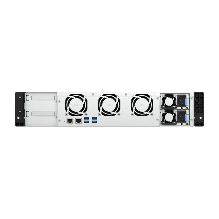 QNAP Serveur NAS rackable avec 8 baies et alimentation
