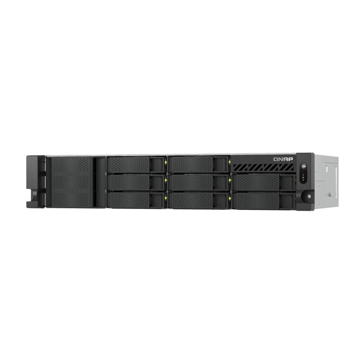 QNAP Rack NAS server with 8 bays and redundant power supply