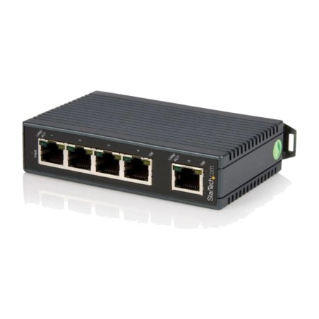switch industriale fast ethernet non gestito a 5 porte per guida din ies5102 10/100mbps