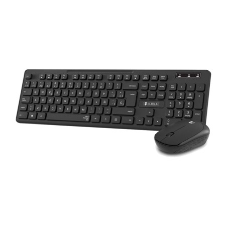 silent wireless keyboard and mouse combo business-slim 2.4g