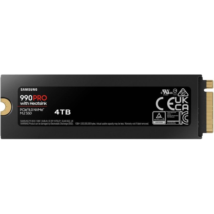 SAMSUNG SSD interne M.2 NVMe PCIe 4.0 avec dissipateur