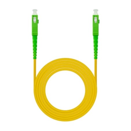 latiguillo de fibra óptica monomodo simplex para router sc/apc g657a2 lszh 5 m
