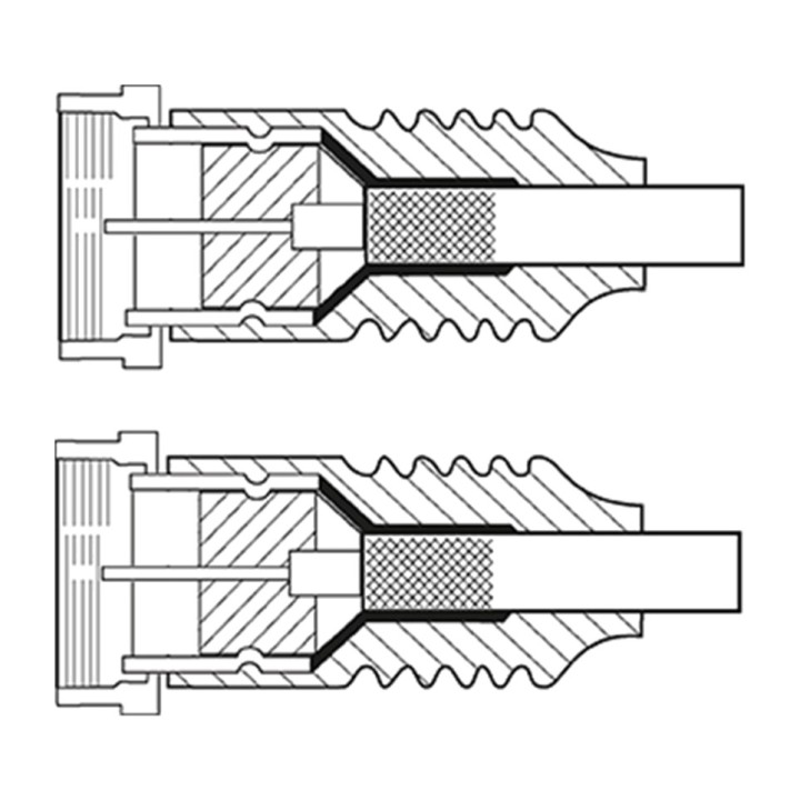 GOOBAY Koaxialkabel för TV-antenn CONECTOR-F AKF150 150 CM