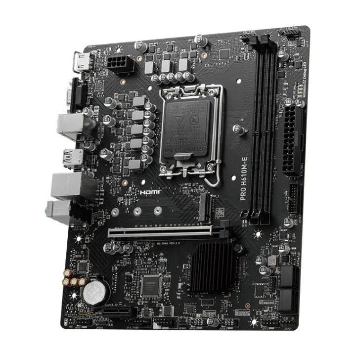 MSI Placa-mãe micro ATX PRO H610M-E LGA1700 DSP0000019786