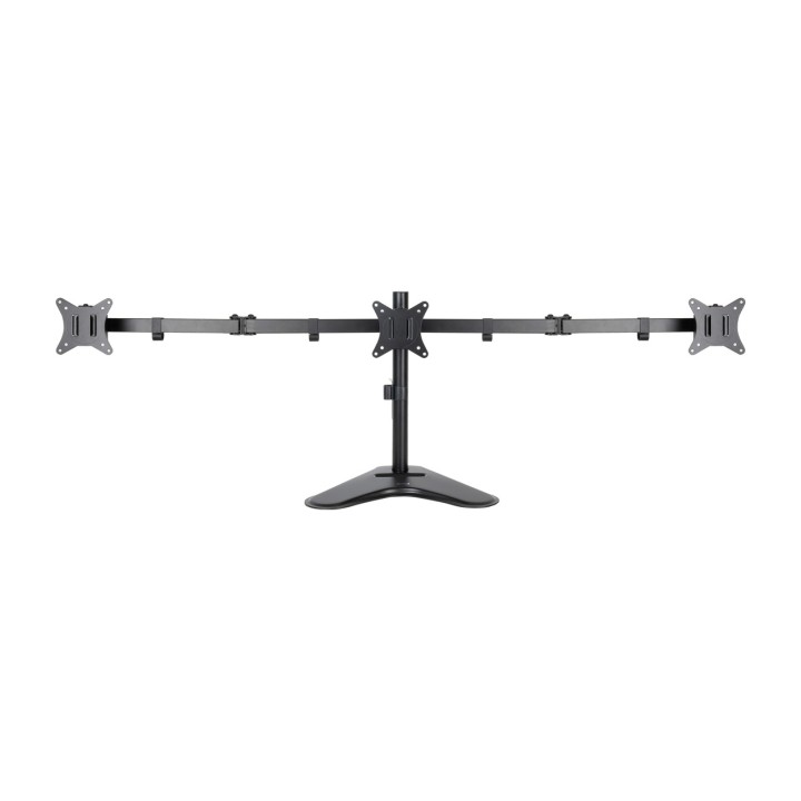 TOOQ Soporte de mesa giratorio para tres monitores DB1704TN
