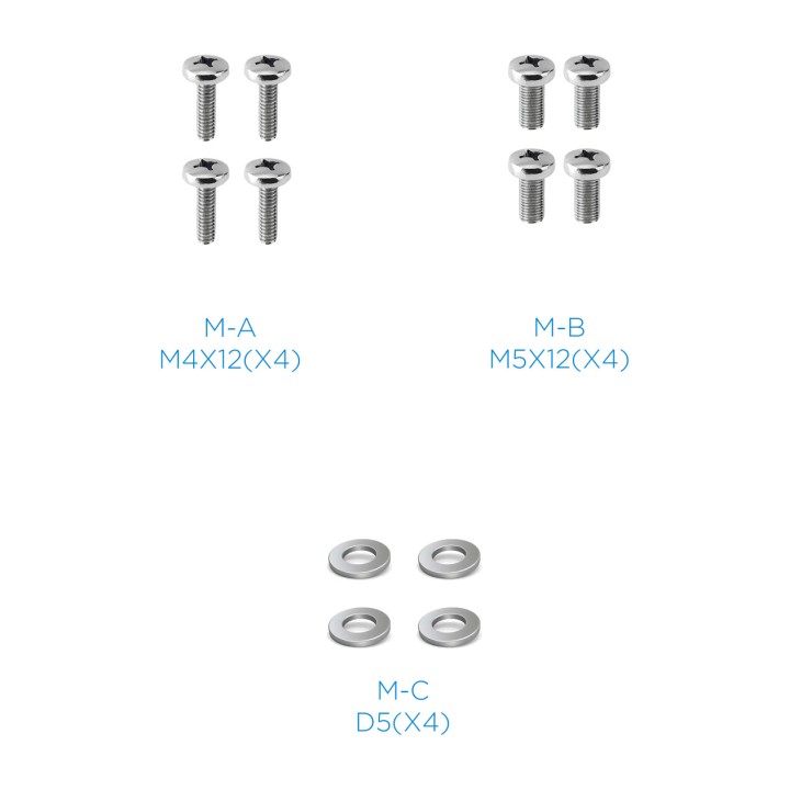 TOOQ Soporte de mesa giratorio para tres monitores DB1704TN