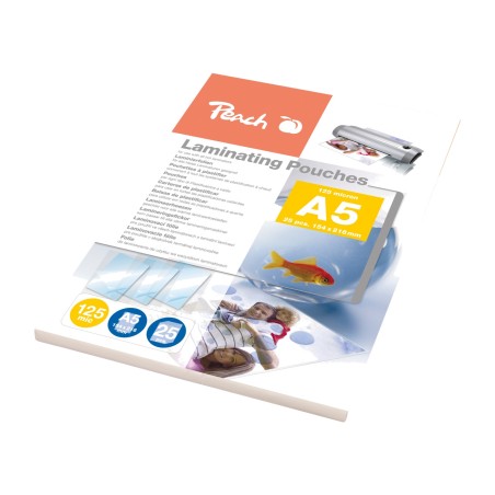 pouches per plastificare documenti ppr525-03 510439 a5 125mic 25 uds