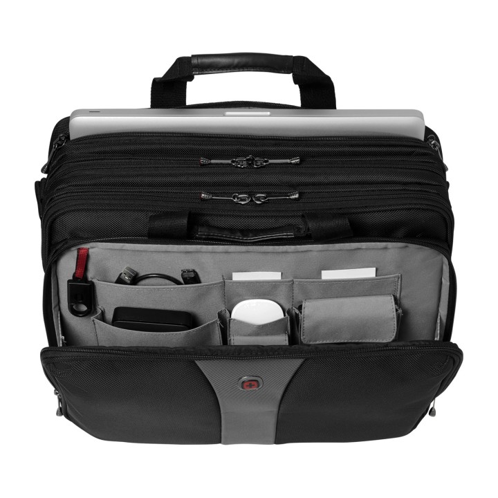 WENGER Borsa per laptop con cinghia trolley 600655 17" 19L