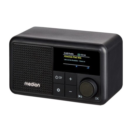 portable digital radio with bluetooth and rechargeable battery life s66822 dab+