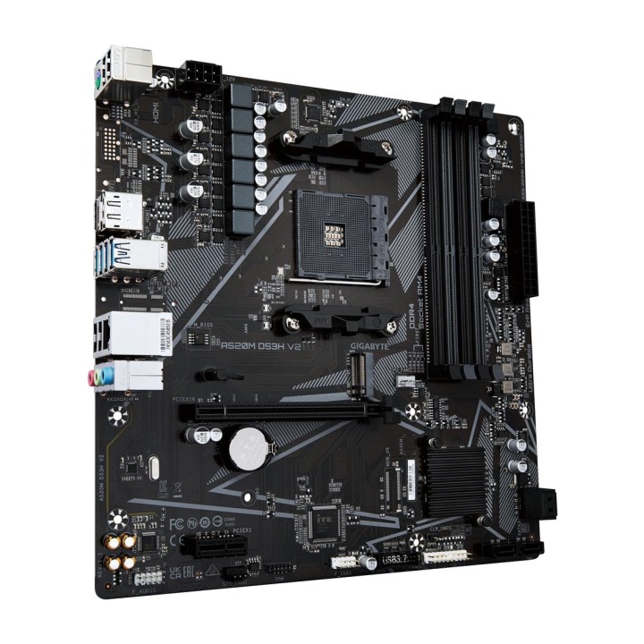 GIGABYTE Placa base micro ATX para AMD A520M DS3H V2 AM4
