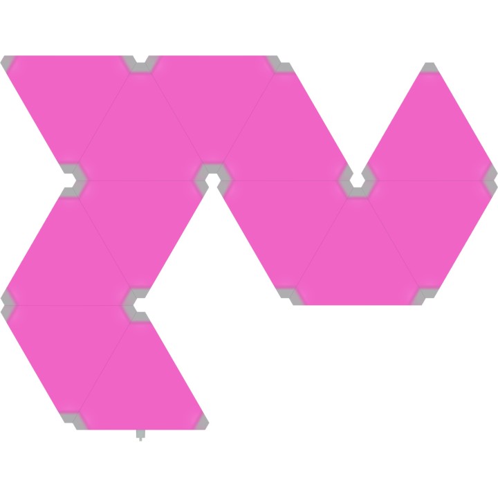 PHOENIX Modulares dreieckiges Beleuchtungspanel-Set mit WLAN
