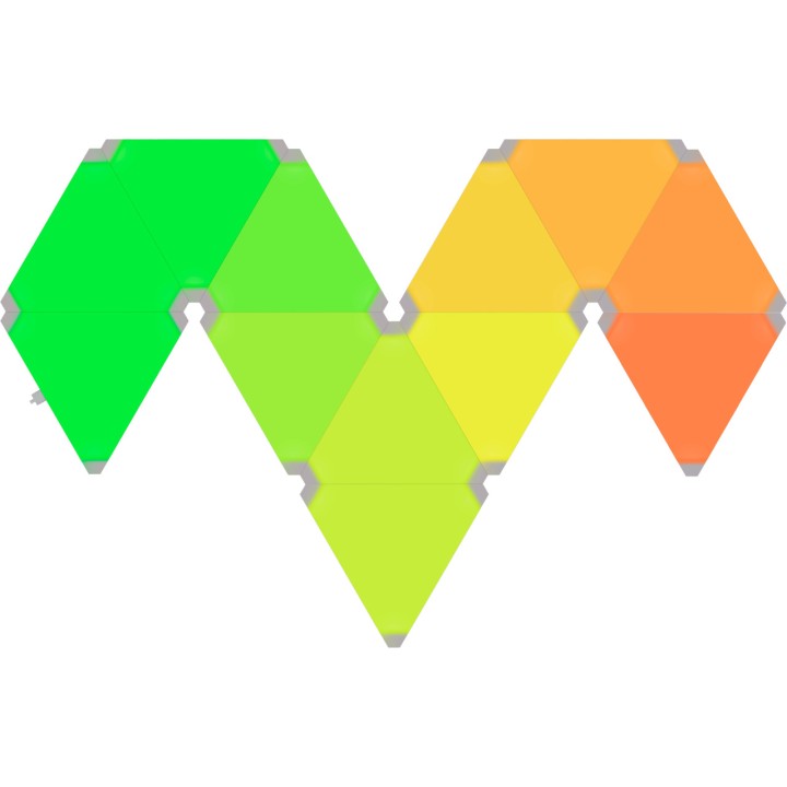 PHOENIX Kit de paneles triangulares de iluminación modular con wifi ASTRAL-RGB DSP0000019079