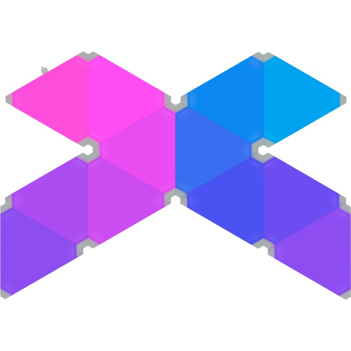 PHOENIX Modular triangular lighting panel kit with Wi-Fi