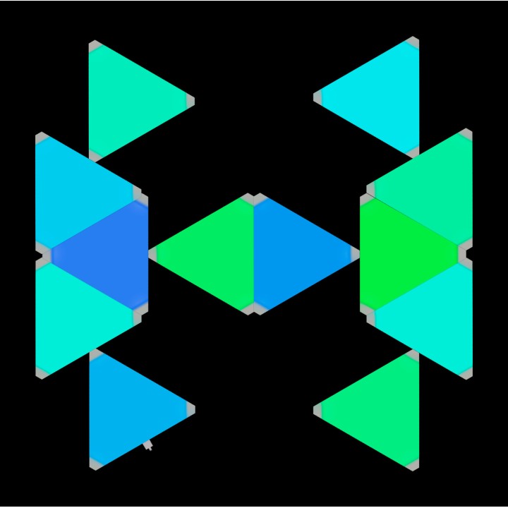 PHOENIX Kit de panneaux triangulaires d’éclairage modulaire