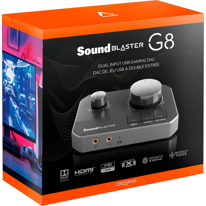 CREATIVE Scheda audio USB esterna con amplificatore per