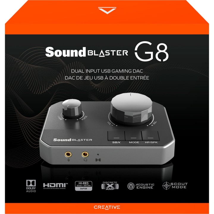 CREATIVE Externe USB-Soundkarte mit Kopfhörerverstärker
