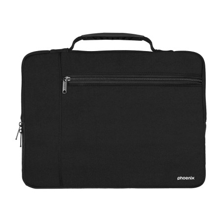 funda maletín de neopreno con asas para portátil y tablet basics-hand-14"