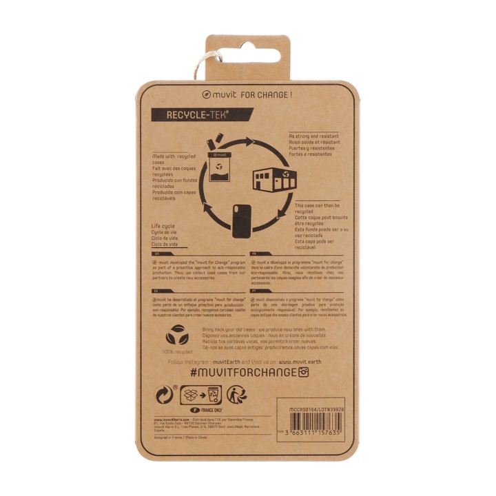 MUVIT Capa reciclada para celular RECYCLETEK-IPHONE 13 PRO